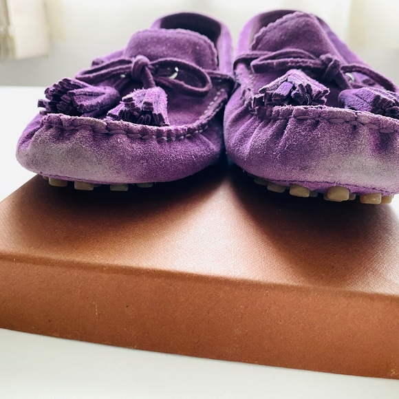 COACH Women's Nadia Royal Purple Moccasin Size 6B - Picture 8 of 9